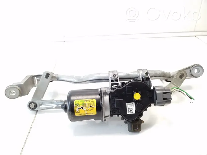 Renault Clio IV Tringlerie et moteur d'essuie-glace avant W000032746