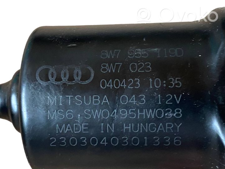 Audi A5 Tringlerie et moteur d'essuie-glace avant 8W7955119D