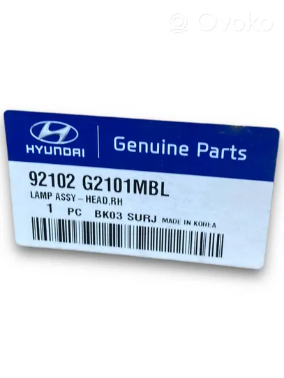 Hyundai Ioniq Lampa przednia 92102G2120