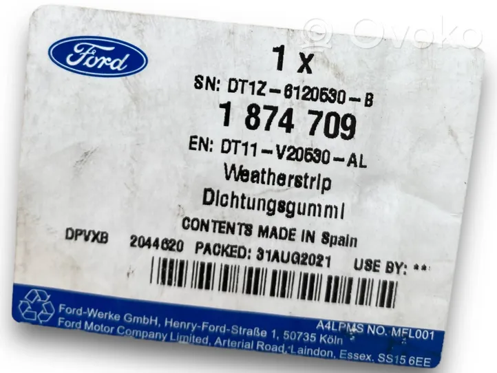 Ford Transit -  Tourneo Connect Joint en caoutchouc pour coffre de hayon arrière DT11V20530AL