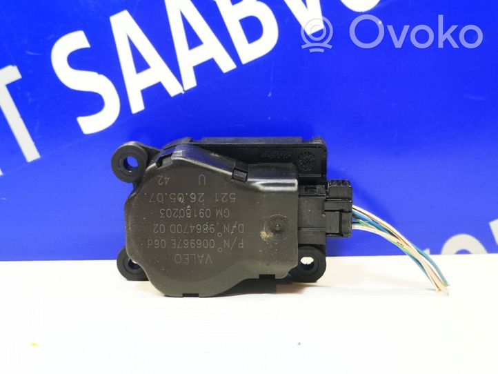 Saab 9-3 Ver2 Motorino attuatore ricircolo aria dell’A/C 006967E