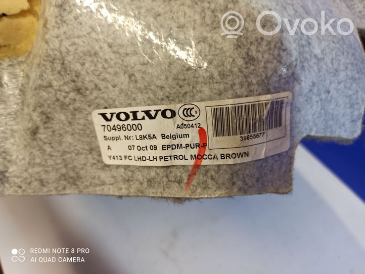 Volvo S60 Rear floor carpet liner 39827159