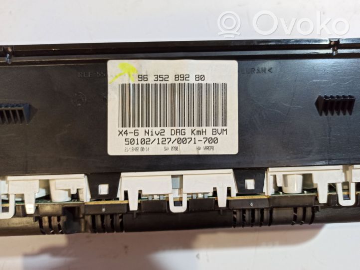 Citroen C5 Tachimetro (quadro strumenti) 9635289280