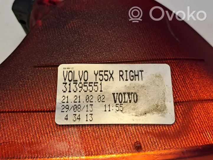 Volvo V40 Rear tail light reflector 31395551