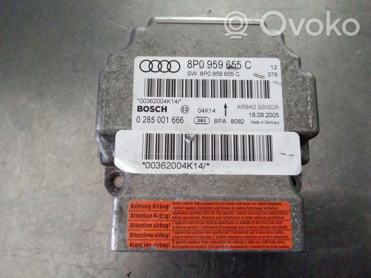 Audi A3 S3 8L Centralina/modulo airbag 8P0959655C