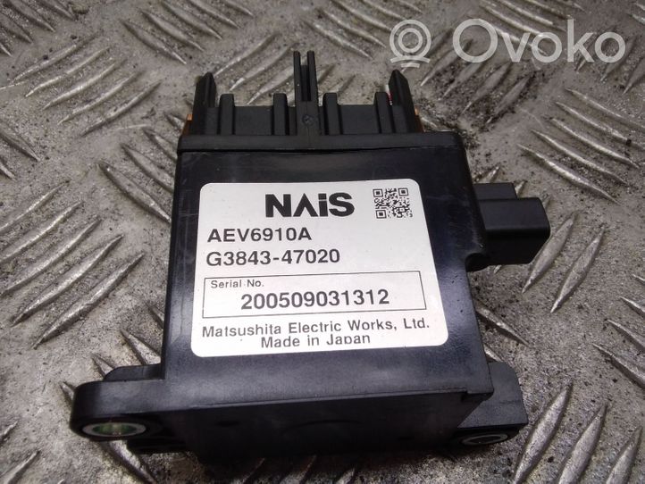 Toyota Prius (XW20) Fusibile relè della batteria G384347020