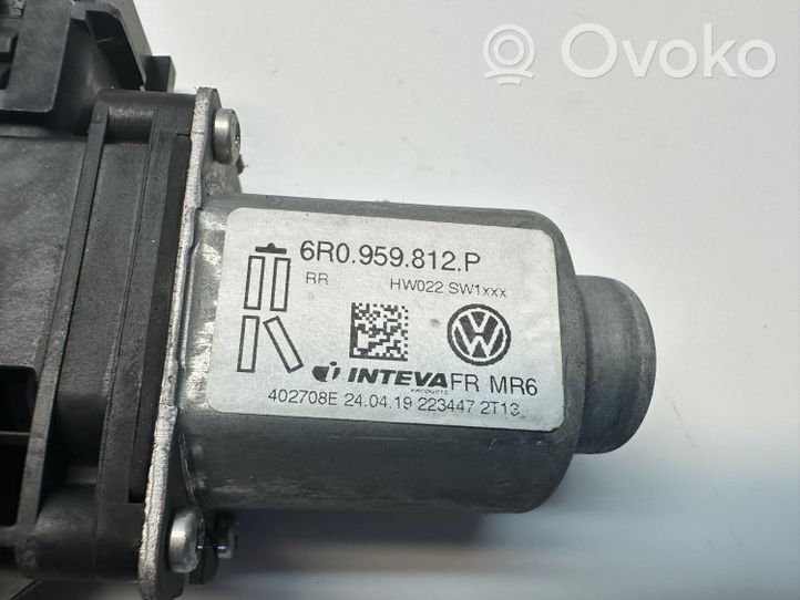 Volkswagen Amarok Silniczek podnoszenia szyby drzwi tylnych 6R0959812P