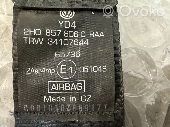 Volkswagen Amarok Pas bezpieczeństwa fotela przedniego 2H0857806C