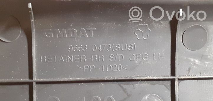 Opel Antara Takaoven kynnyksen suojalista 96630473