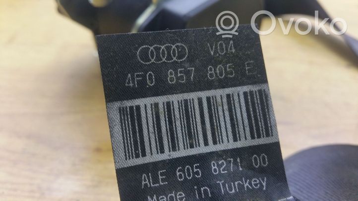 Audi A6 Allroad C6 Aizmugurējā drošības josta 4F0857805E