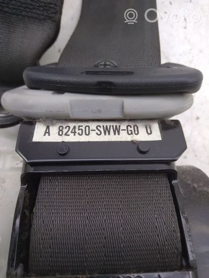 Honda CR-V Pas bezpieczeństwa fotela tylnego 82450SWWG0U