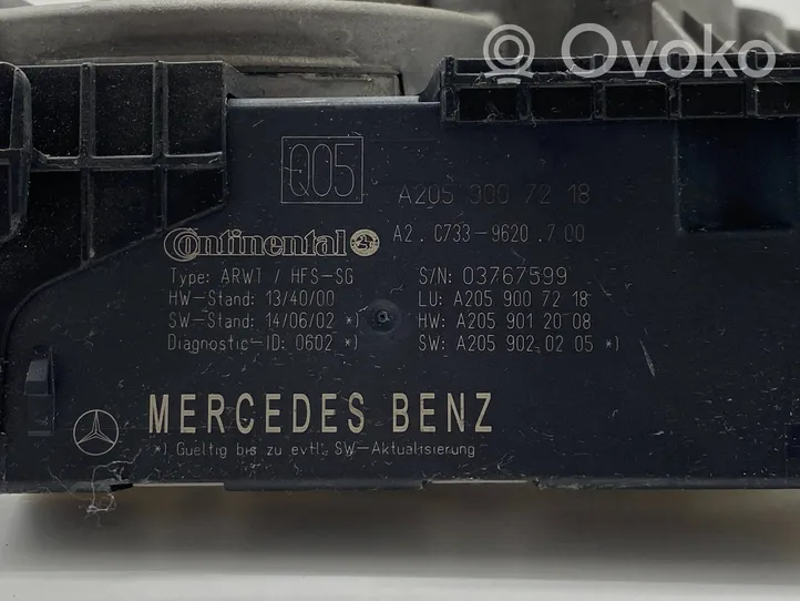 Mercedes-Benz C W205 Bagažinės dangčio valdymo blokas A2059007218