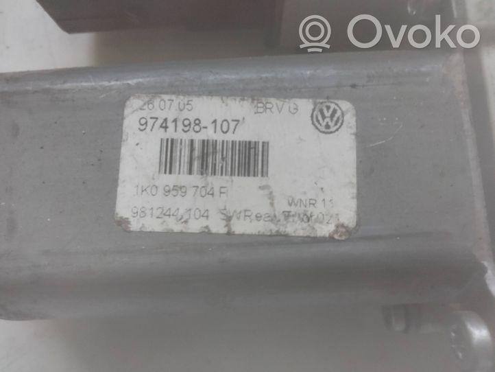 Volkswagen PASSAT B6 Galinis varikliukas langų pakėlėjo 1K0959704F