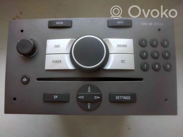 Opel Vectra C Radio/CD/DVD/GPS-pääyksikkö 13188475