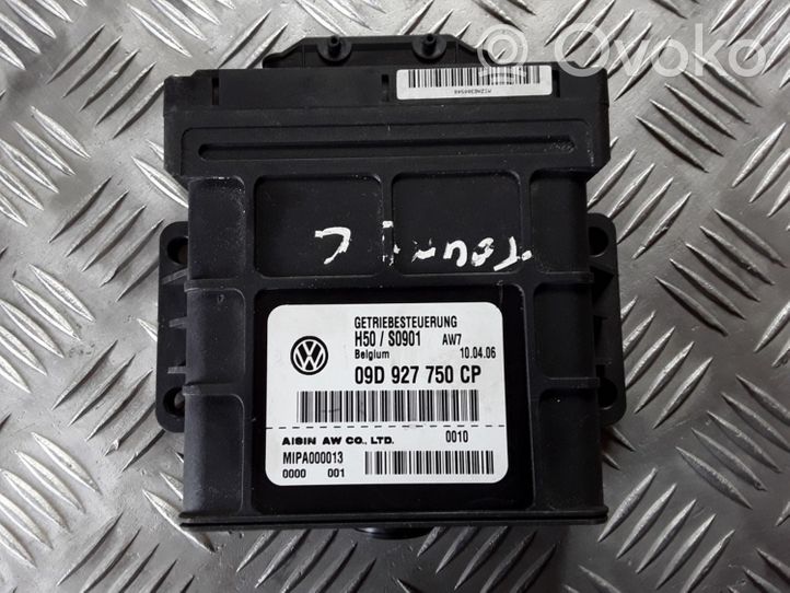 Volkswagen Touareg I Unidad de control/módulo de la caja de cambios 09D927750CP