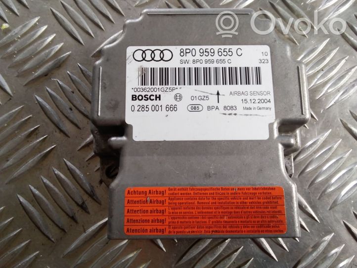 Audi A3 S3 8P Блок управления надувных подушек 8P0959655C