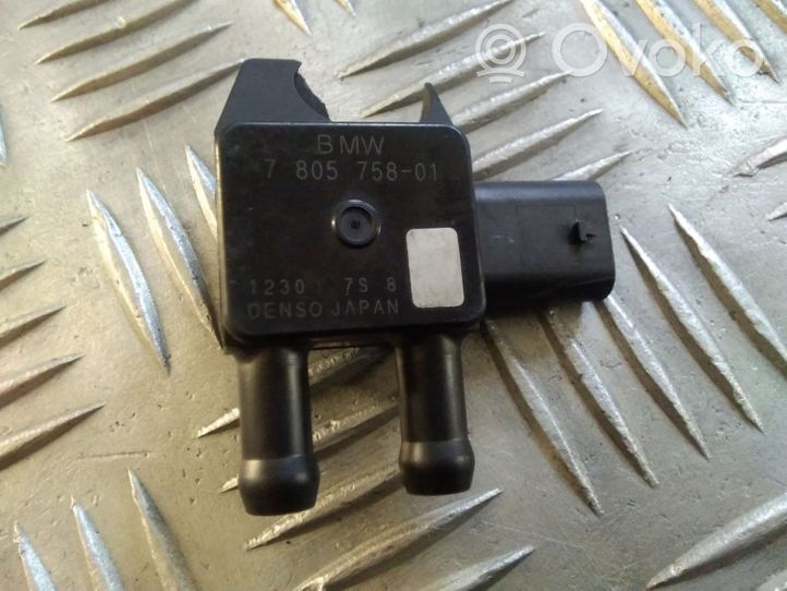 BMW 3 F30 F35 F31 Sensore di pressione dei gas di scarico 780575801