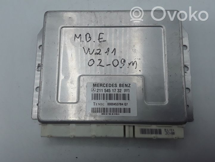 Mercedes-Benz E W211 Suspension control unit/module 2115451732