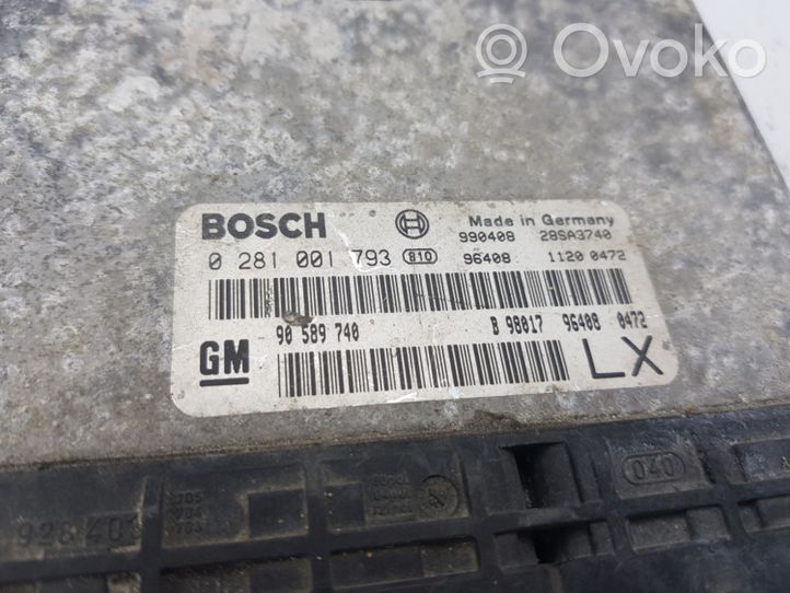 Opel Frontera B Calculateur moteur ECU 90589740