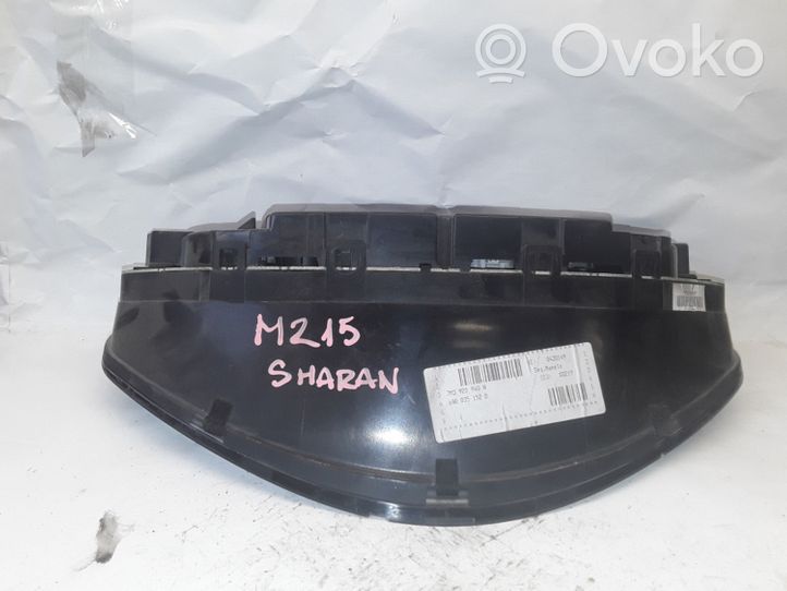 Volkswagen Sharan Tachimetro (quadro strumenti) 88311245