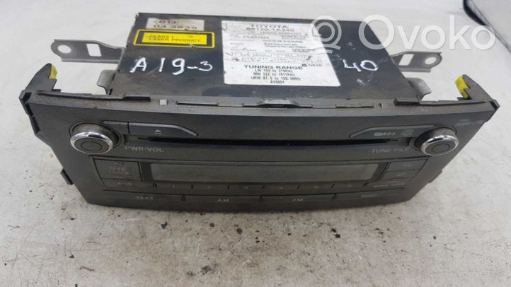 Toyota Auris 150 Radio / CD/DVD atskaņotājs / navigācija 861201A240