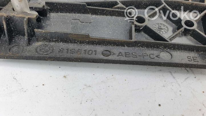 BMW 3 E46 Rivestimento del vano portaoggetti del cruscotto 8196101