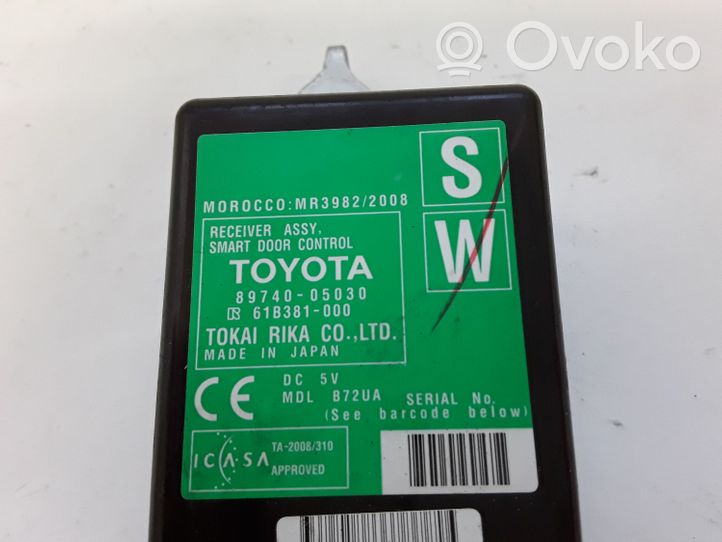 Toyota Avensis T270 Muut ohjainlaitteet/moduulit 8974005030