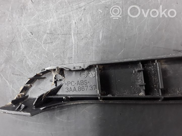 Volkswagen PASSAT B7 Rear door handle trim 3AA867371