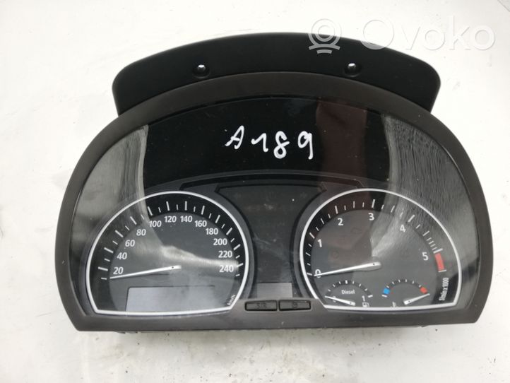 BMW X3 E83 Compteur de vitesse tableau de bord 102463032