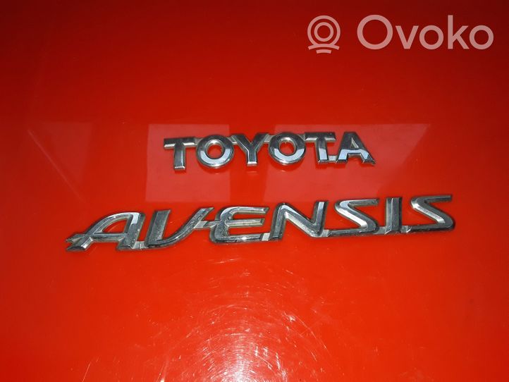 Toyota Avensis T250 Logo, emblème de fabricant 2576