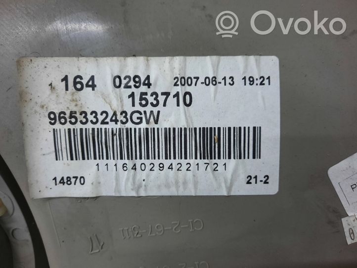 Citroen C5 Takaoven verhoilu 96533243GW