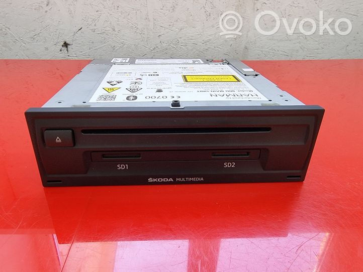 Skoda Octavia Mk3 (5E) Navigacijos (GPS) CD/DVD skaitytuvas 5E0035043