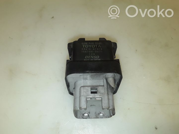 Toyota Yaris Przekaźnik / Modul układu ogrzewania wstępnego 2861067010