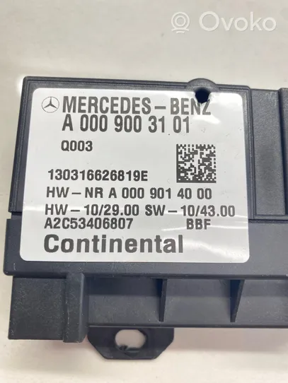 Mercedes-Benz ML W166 Degalų (kuro) siurblio valdymo blokas A0009003101