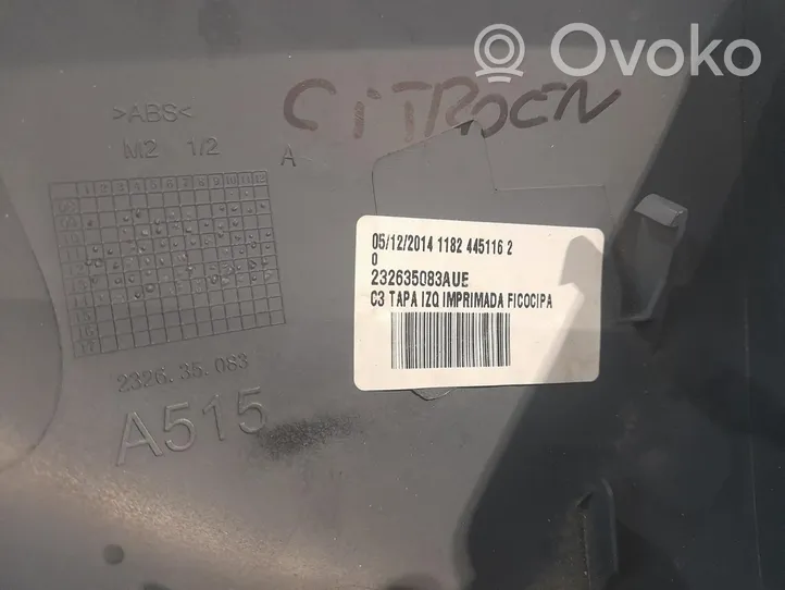 Citroen C5 Parte dello specchietto retrovisore della portiera anteriore 232635083