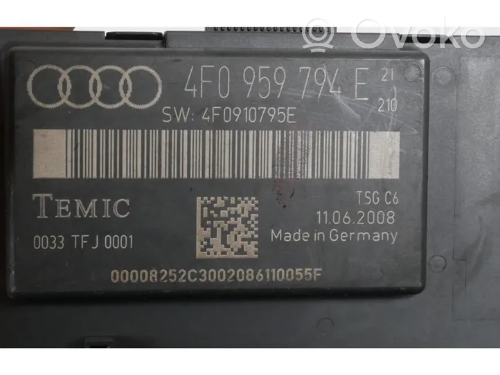 Audi A6 S6 C6 4F Altre centraline/moduli 4F0959794E