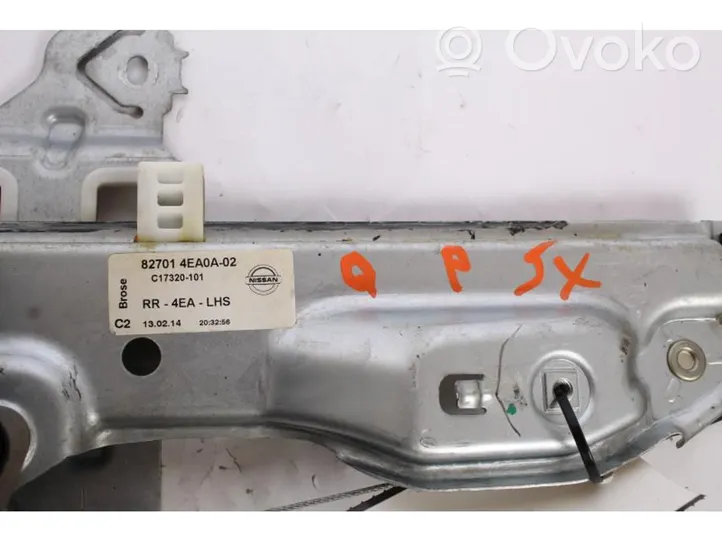 Nissan Qashqai Regulador de puerta trasera con motor 827014EA0A