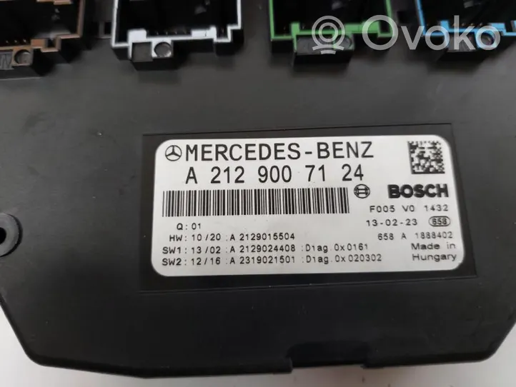 Mercedes-Benz CLS C218 AMG Ramka / Moduł bezpieczników A2129007124