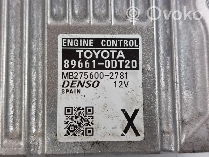 Toyota Yaris Calculateur moteur ECU 896610DT20