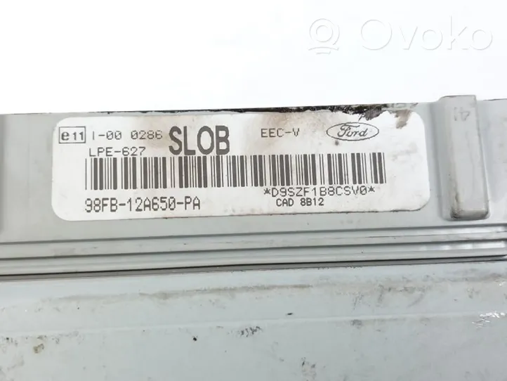 Ford Fiesta Sterownik / Moduł ECU 98FB12A650PA