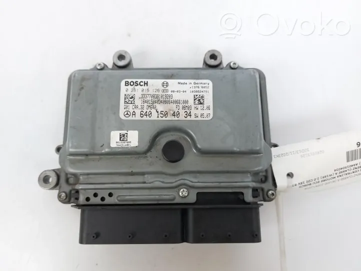 Mercedes-Benz A W169 Calculateur moteur ECU 0281015126