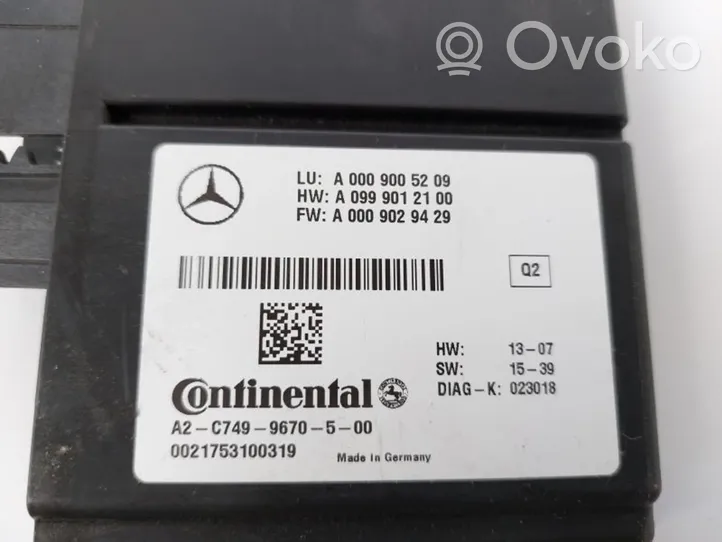 Mercedes-Benz GLS X166 Sterownik / Moduł ECU A0999012100