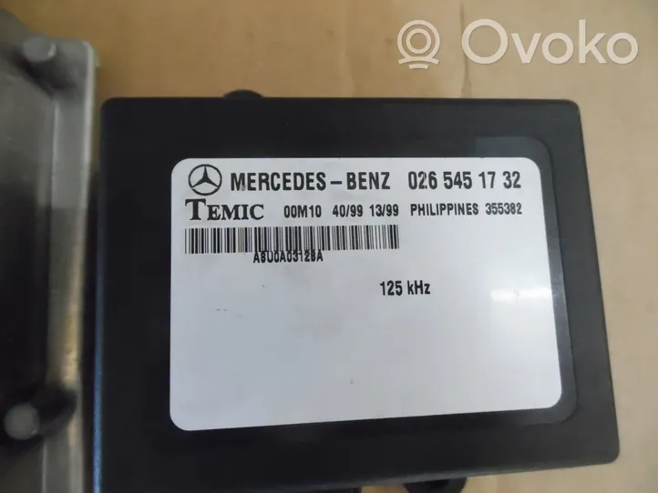 Mercedes-Benz Sprinter W901 W902 W903 W904 Kit calculateur ECU et verrouillage A6111536279