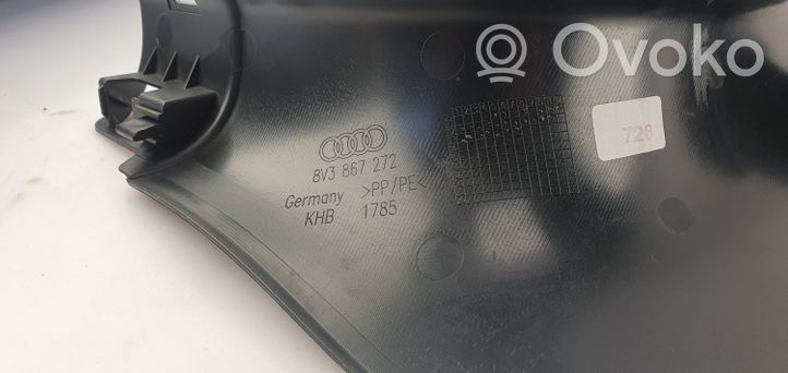 Audi A3 S3 8V Etuoven kynnyksen suojalista 8V3867272