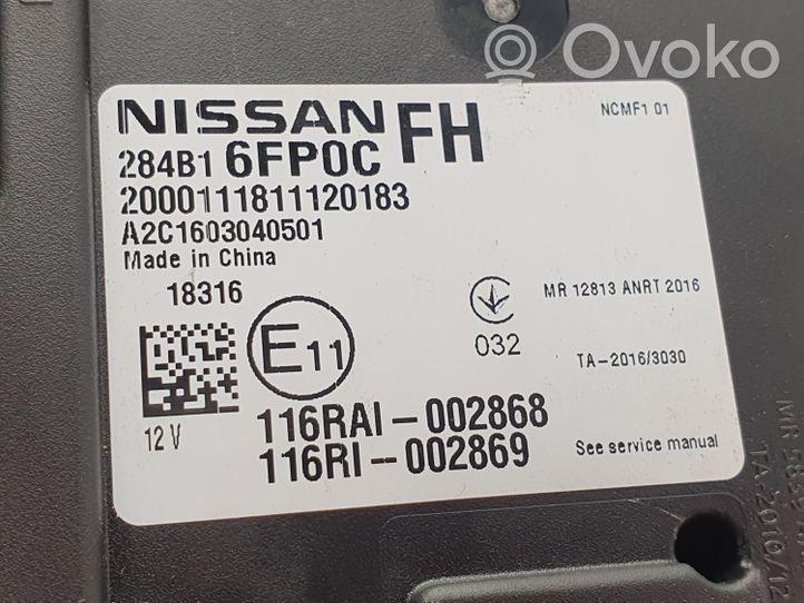 Nissan X-Trail T32 Modulo di controllo del corpo centrale 284B16FP0C