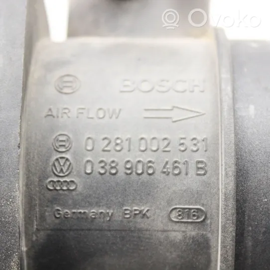 Volkswagen Golf VI Oro srauto matuoklis 0281002531