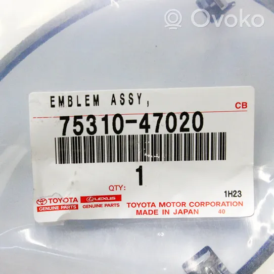 Toyota Prius (XW30) Emblemat / Znaczek 7531047020