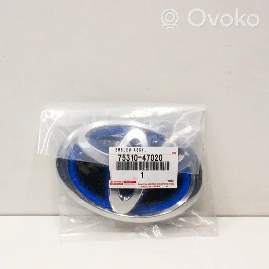 Toyota Prius (XW30) Mostrina con logo/emblema della casa automobilistica 7531047020