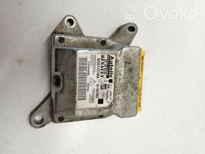 Renault Trafic II (X83) Module de contrôle airbag 601959800