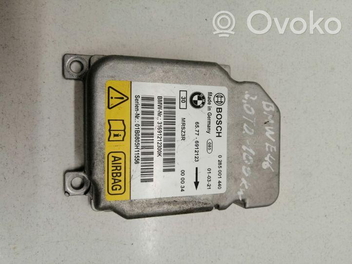 BMW 3 E46 Module de contrôle airbag 0285001440